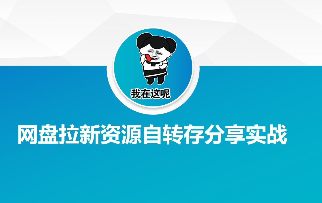 网盘拉新资源自动转存分享实战-必富网创